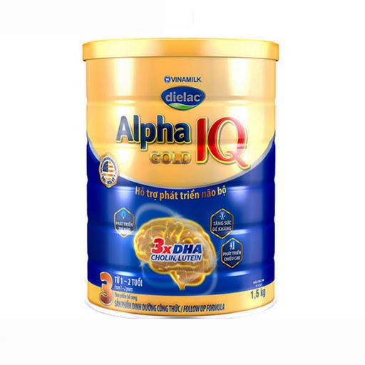 Sữa bột Vinamilk Dielac Alpha Gold IQ 3 1.5kg_Duchuymilk