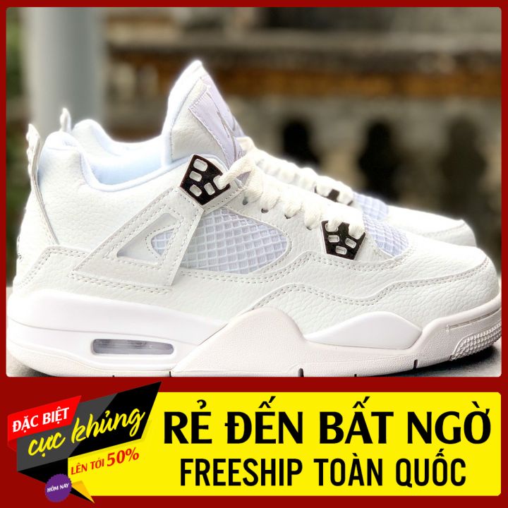 Giày thể thao 4 các màu cho Nam Nữ kèm hộp, dây phụ, tem tag, đôi tất khử mùi, đóng hộp cattong bảo vệ