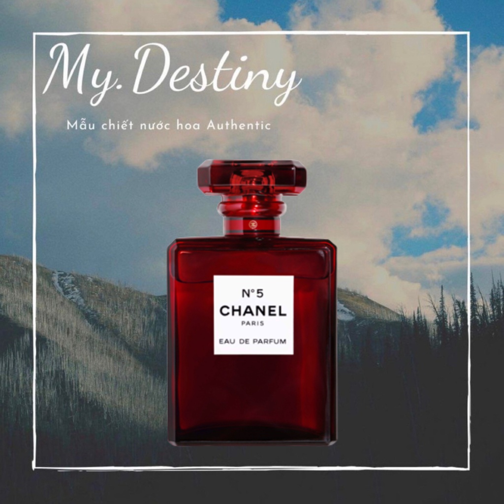 Nước hoa Ch a nel N°5 EDP Red Edition 2ml/ 5ml/ 10ml Mʏ.Dᴇsᴛɪɴʏ_