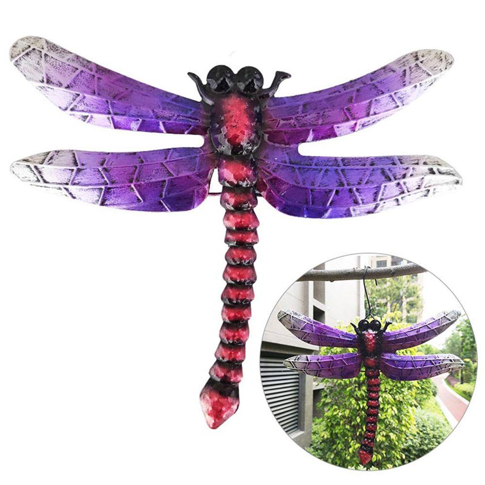 KUNHEV Tượng Hình Chuồn Chuồn Bằng Sắt Trang Trí Sân Vườn