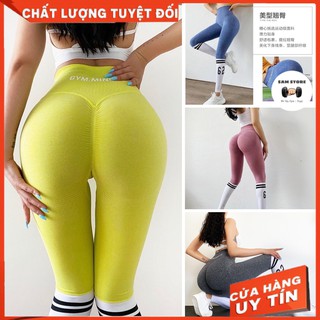 Quần tập cao cấp [VIDEO + NÂNG MÔNG] Legging dài Mitao tập Gym, Yoga giả tất số 62