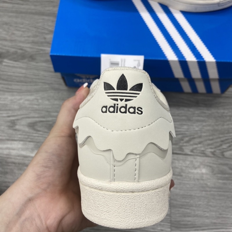 Giày Superstar Mũi Sò Kem HOT HIT - Ảnh thật video tự quay