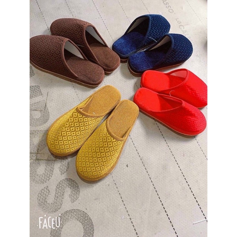 sale 50%- dép bông, xục bông đi trong nhà giữ ấm đôi chân