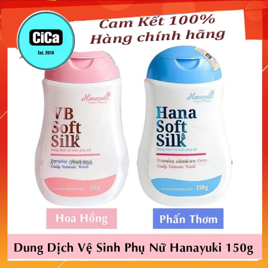 Dung Dịch Vệ Sinh Phụ Nữ Hana Yuki Hana Soft Silk + VB Soft Silk Mẫu Mới-Cica Cosmetic