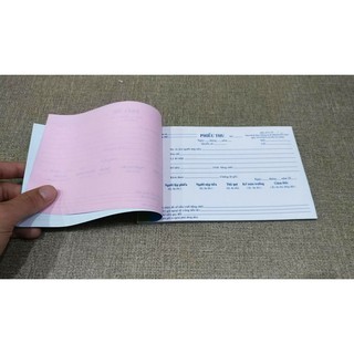 Combo 5 quyển Phiếu thu 2 liên khổ A5