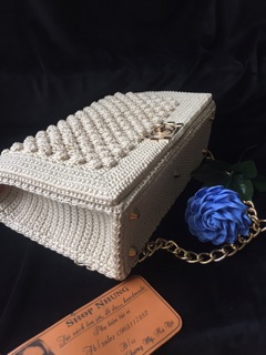 Túi xách handmade hoạ tiết bắp