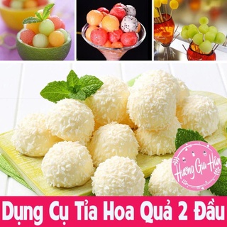 Dụng Cụ Tỉa Hoa Quả 2 Đầu , Muỗng Múc Trái Cây, Muỗng Bingsu [Thanh Mai Shop]