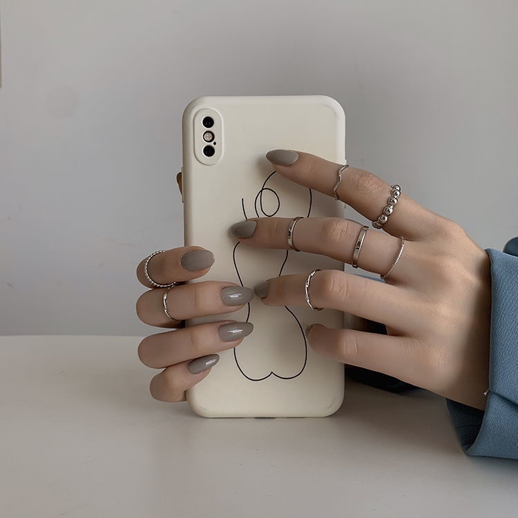 Nhẫn đeo khớp ngón tay thời trang hip hop phong cách Hàn Quốc 19A1597