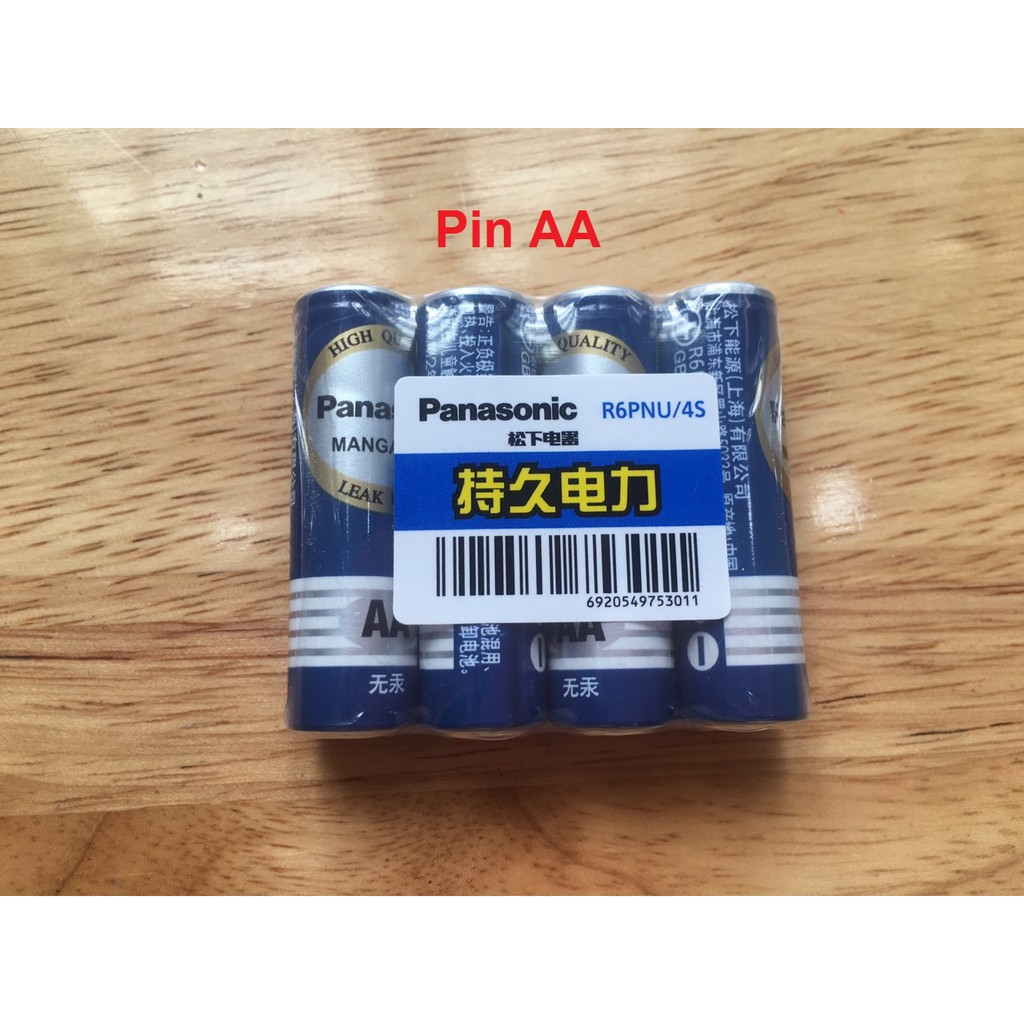 Vỉ 2 viên Pin tiểu Panasonic AAA, AA 1,5V , Pin AA / AAA Panasonic Alkaline