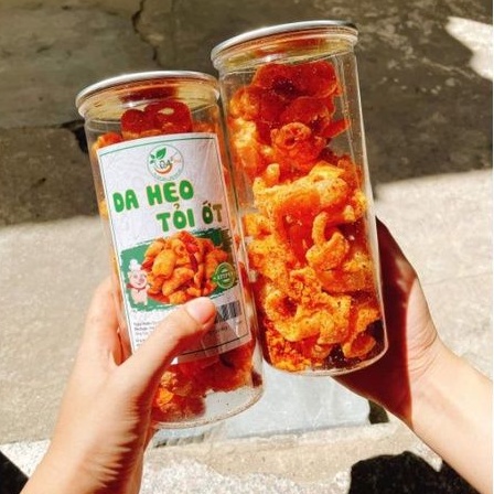 DA HEO CHÁY TỎI ỚT (160G)