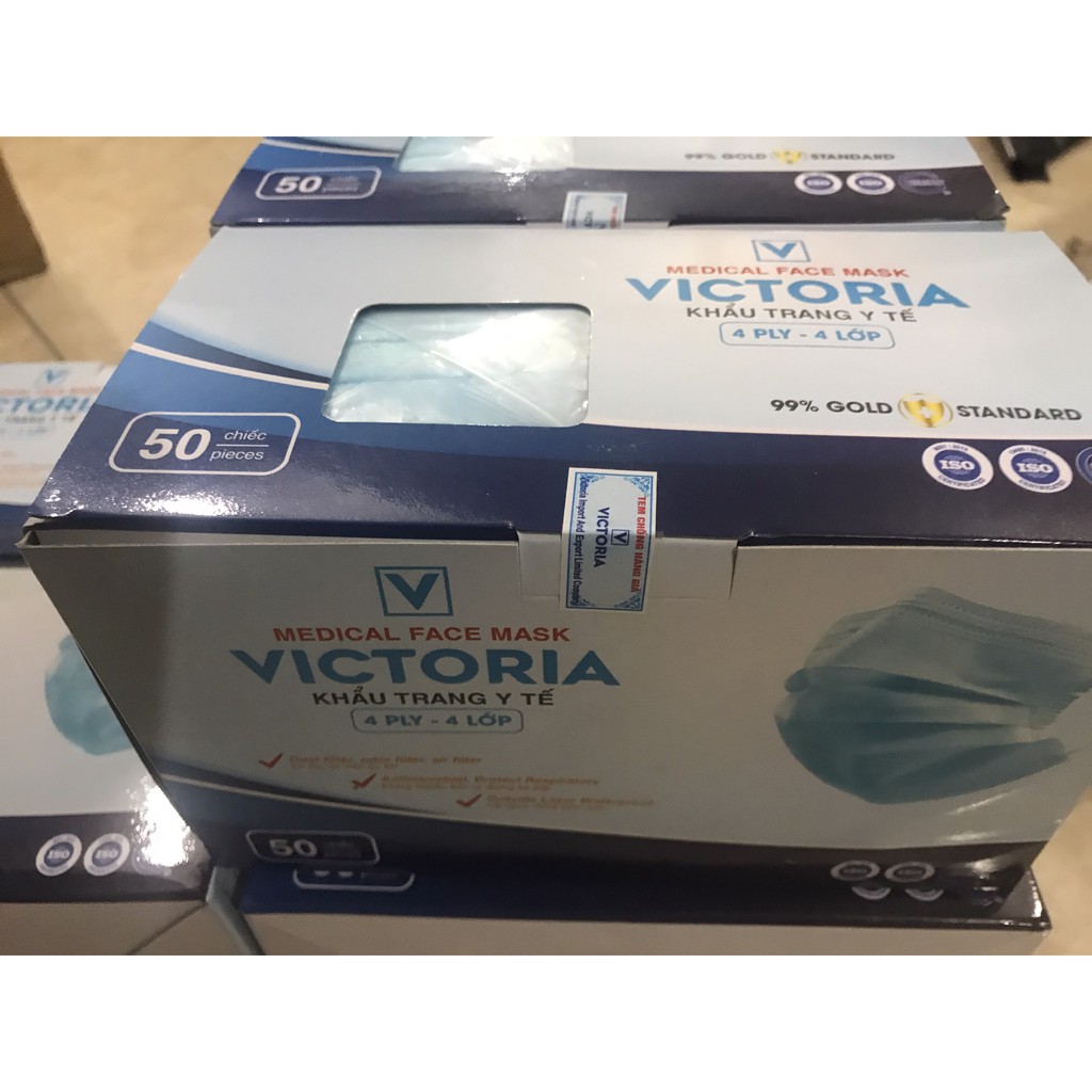 Khẩu Trang Y Tế 4 Lớp .Hộp 50 Cái [Hàng Có Sẵn] | BigBuy360 - bigbuy360.vn
