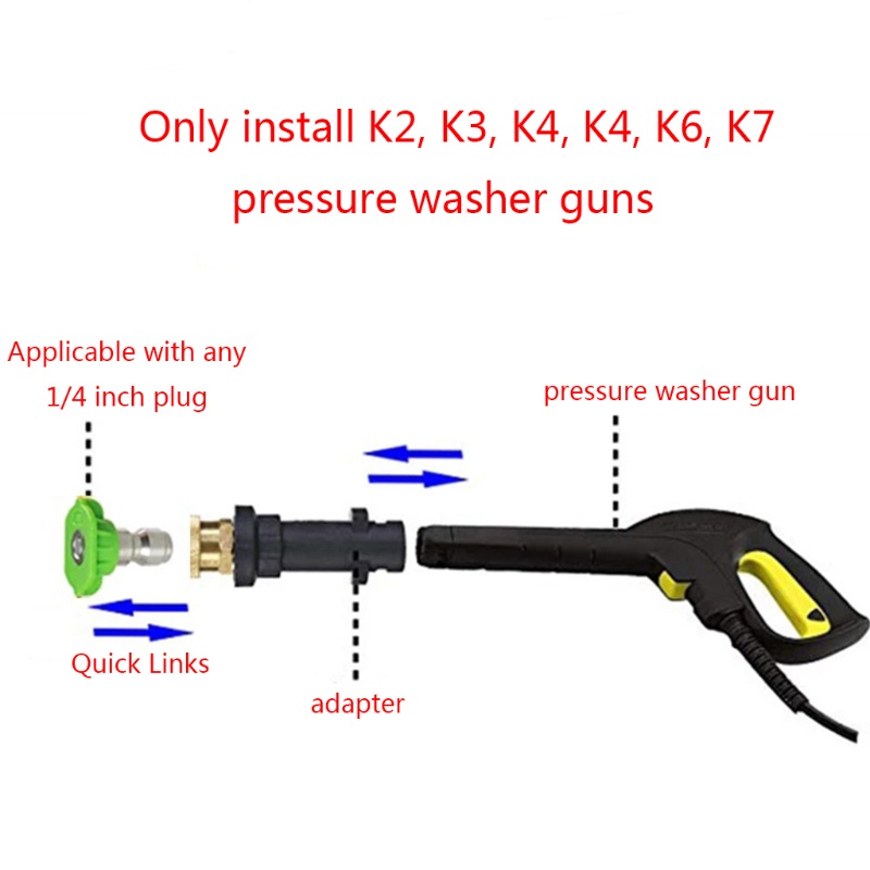 Đầu nối súng phun nước áp suất cao dành cho Karcher K2 K3 K4 K5 K6 K7