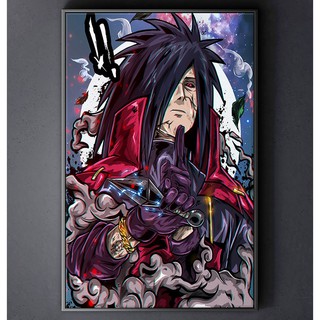 TRANH CANVAS ANIME NARUTO treo tường in theo yêu cầu - Uchiha Madara 5