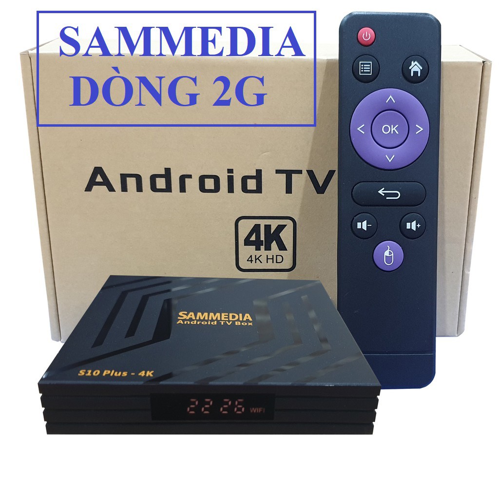 Đầu android tv box Sammedia S10 Plus loại 2G