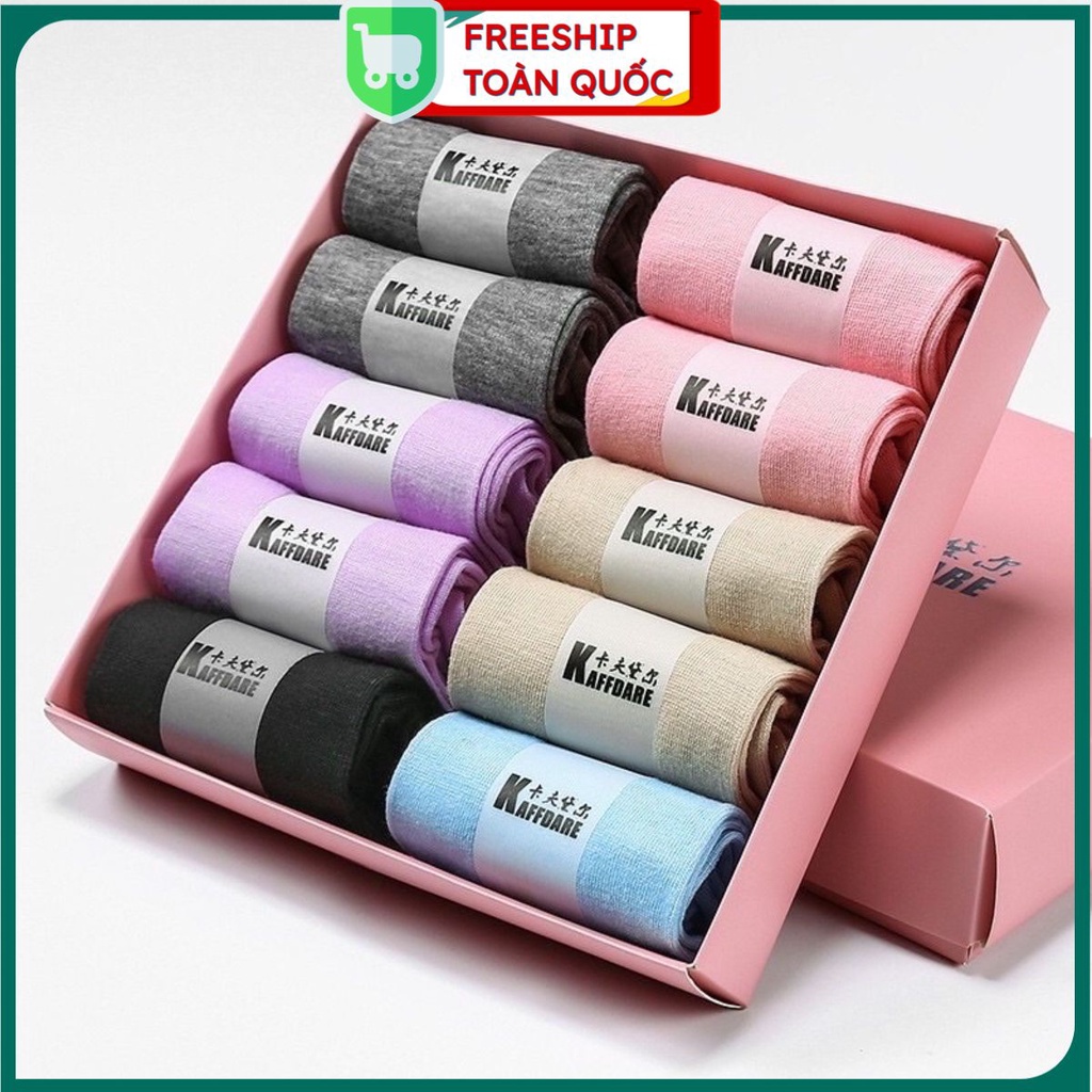 PVN34459 Set 10 đôi tất chống hôi chân kèm hộp, tất nữ cổ ngắn T2 .