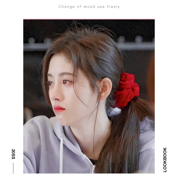 Dây Buộc Tóc Thiết Kế Đơn Giản Phong Cách Hàn Quốc Cho Nữ