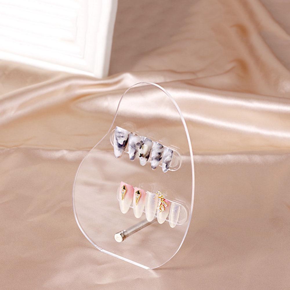 EXPEN Khay Trưng Bày Móng Tay Giả Bằng Acrylic Có Thể Tháo Rời