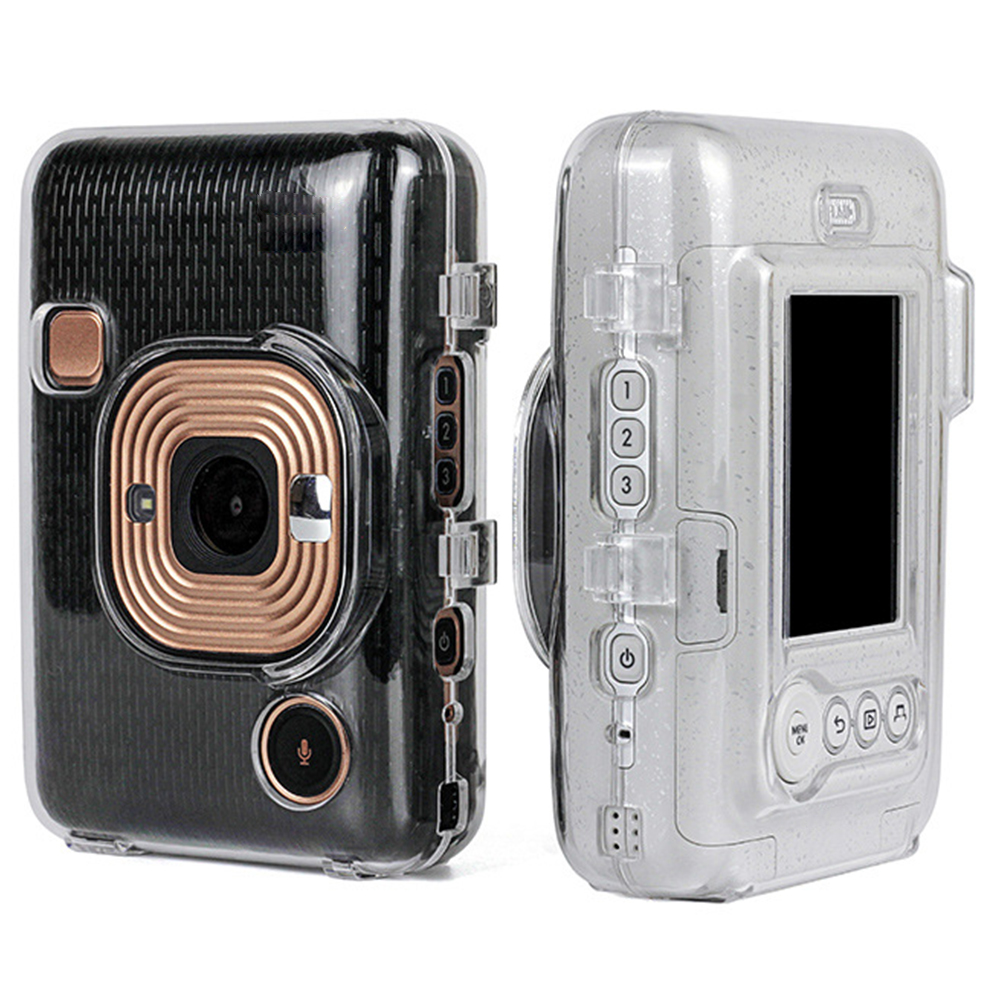 Vỏ cứng bằng nhựa chống sốc trong suốt cho máy ảnh Fujifilm instax mini Liplay