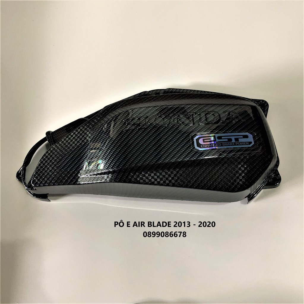 Ốp Carbon Honda Air Blade 2016, 2017, 2018, 2019, Phụ kiện Đồ chơi, trang trí, bảo vệ xe máy AirBlade Cacbon