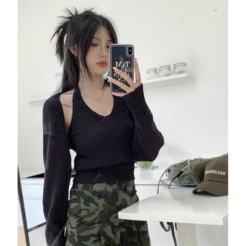 Set áo len phong cách trẻ trung