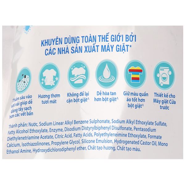Túi nước giặt ARIEL chuyên gia cửa trước 3,2/ 3,05Kg