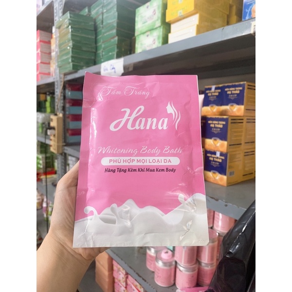 tăm trắng hana…hồngwhitening body bật tone sau lần tăm