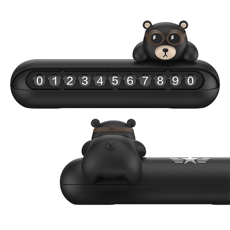 Bảng số điện thoại SEAMETAL gắn trên ô tô/thẻ đậu xe tạm thời bằng cao su mềm từ tính tiện dụng