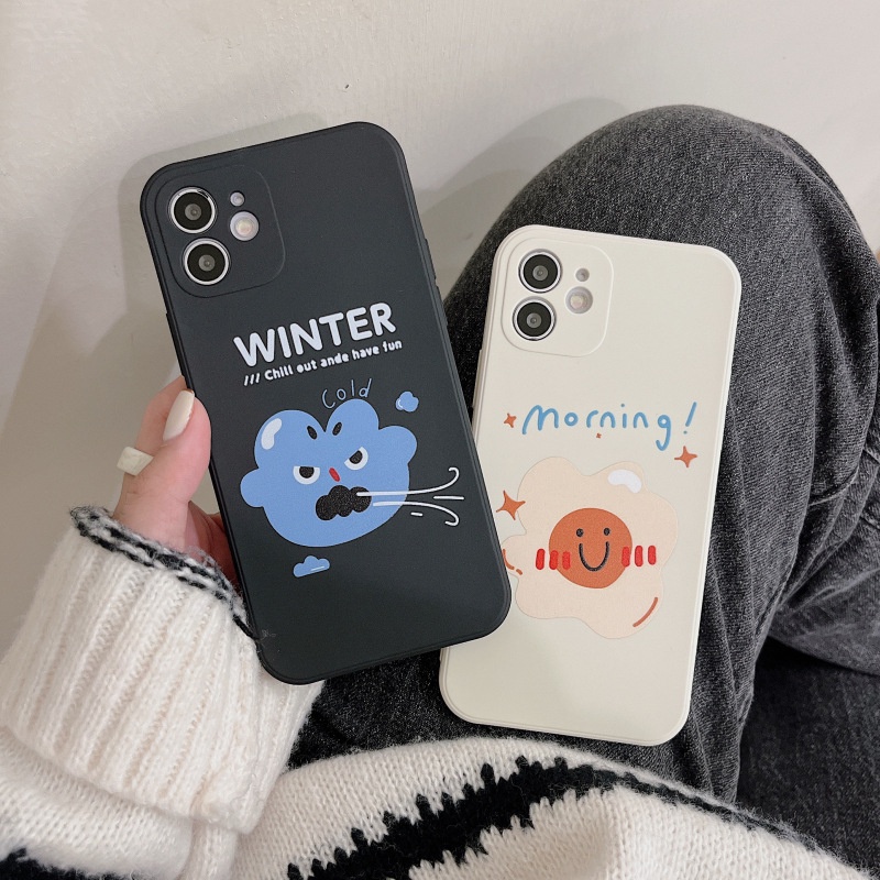 [ỐP ĐIỆN THOẠI IPHONE] Ốp cho 14/pro/plus/promax/xsmax/xs/7/8/se2020 ốp lưng iphone in hình mây mặt trời mềm đẹp bvc