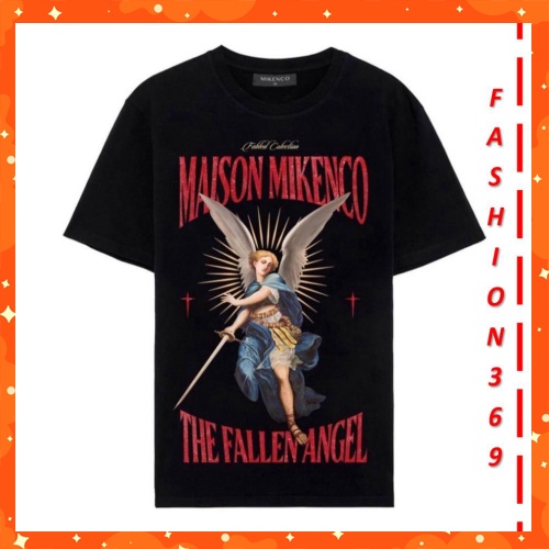 Áo phông nam MIKENCO Thiên thần Fallen angel tshirt,áo thun mikenco dáng unisex