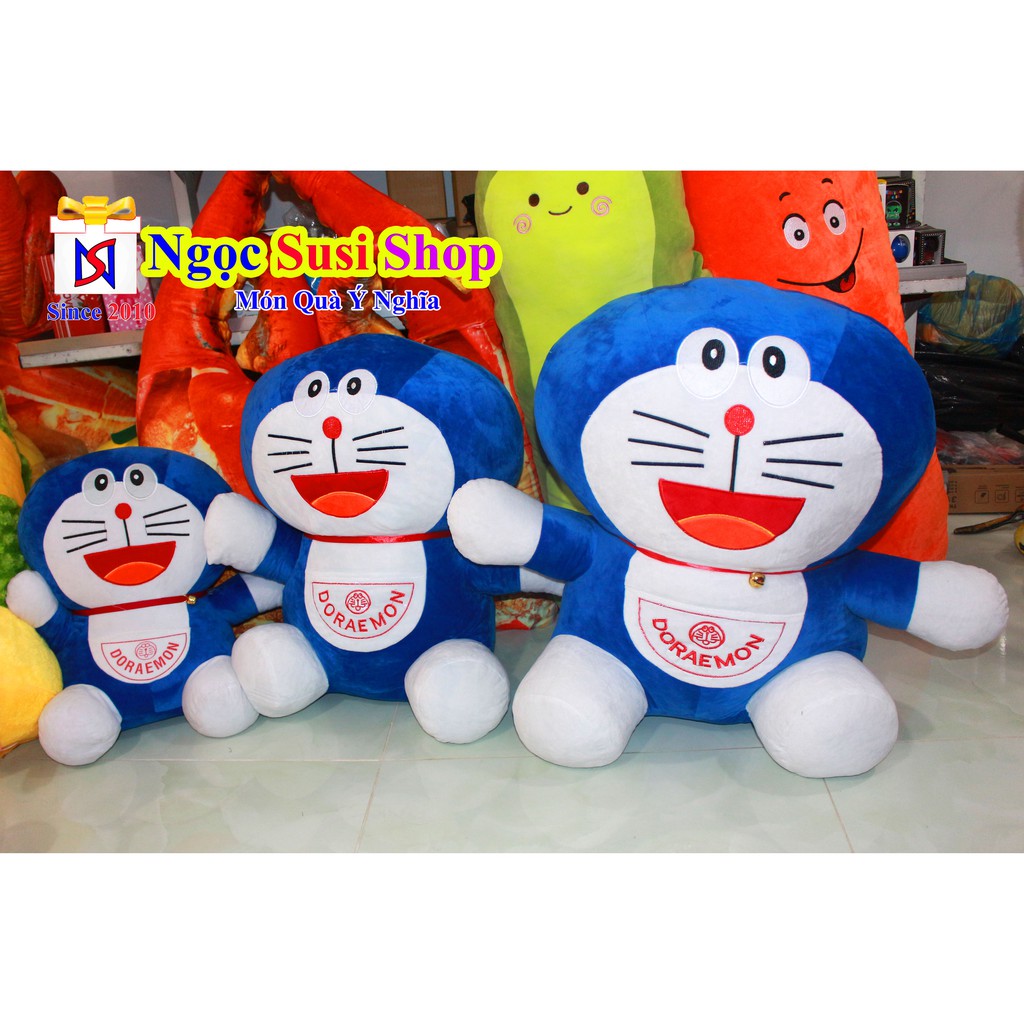 THÚ NHỒI BÔNG DOREMON  DORAEMON SIZE 50CM CHO BÉ ÔM NGỦ -  GẤU BÔNG HÌNH DOREMON