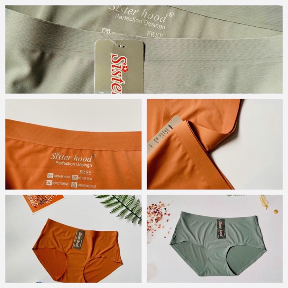 Đồ lót nữ, quần lót su đúc chuẩn Thái Lan, chip co giãn không viền dày dặn mát mịn Sister hood 604. | BigBuy360 - bigbuy360.vn