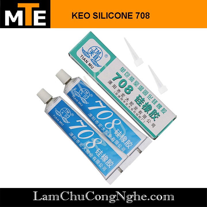 Keo Silicon 708 chịu nhiệt, chống ẩm dùng bảo vệ mạch, dán vật liệu