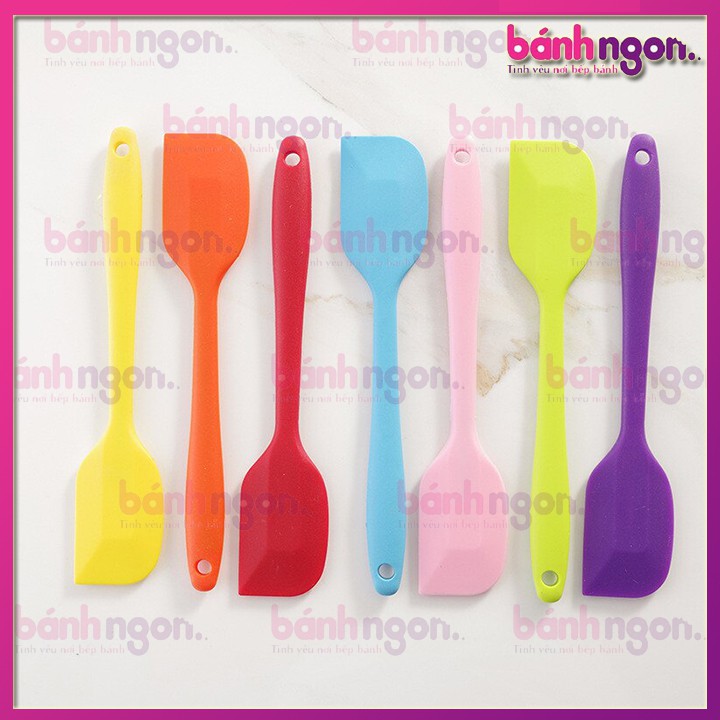 Phới silicon /spatula phới trộn bột/vét bột