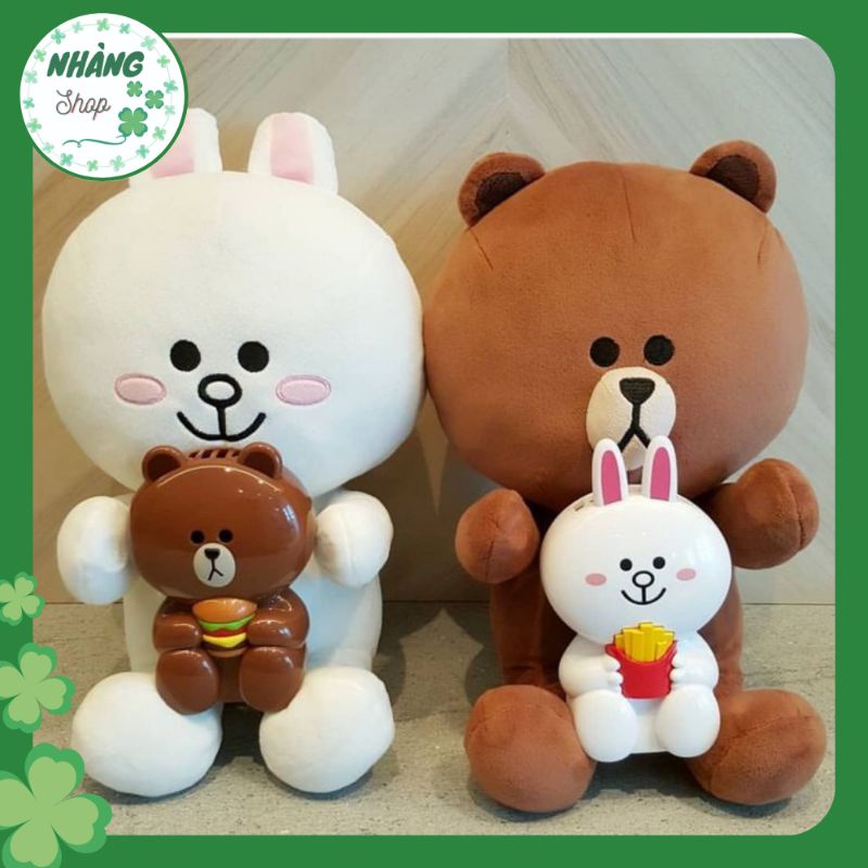 Gấu bông Brown Cony 40cm dễ thương cao cấp