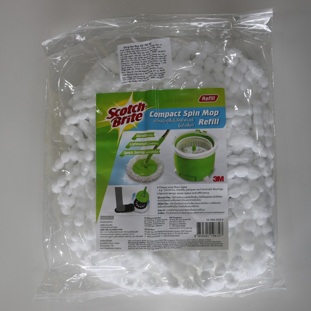 Bông Lau Thay Thế Cây Lau Nhà Thông Minh 3M Scotch Brite