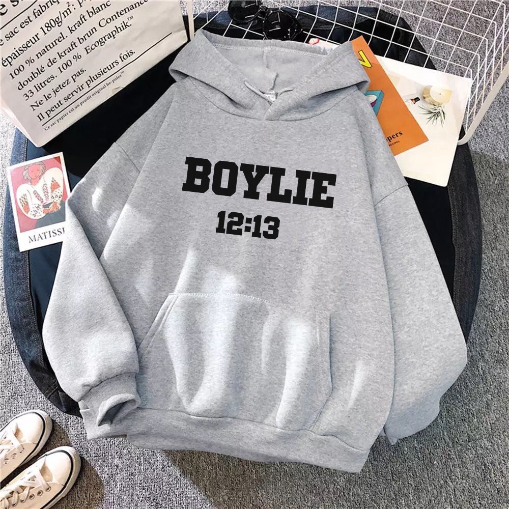 ÁO KHOÁC HOODIE NỈ UNISEX IN BOYLIE CỰC ĐẸP THỜI TRANG BB HOODIE