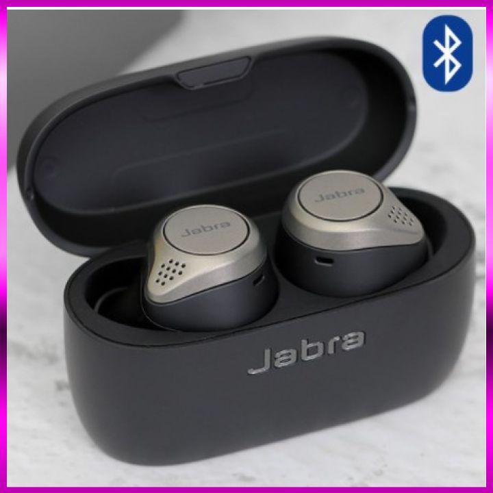 Tai nghe bluetooth Tai nghe không dây Jabra siêu Bass, chống bụi, chống nước, đàm thoại thời gian sử dụng lên đến 28H