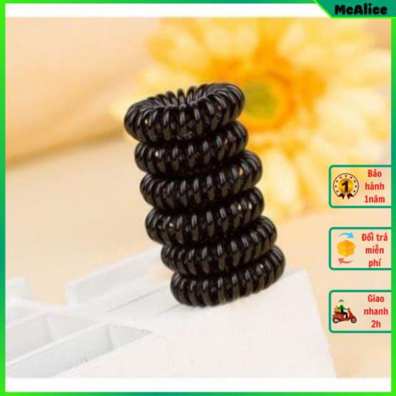 Combo 15 dây buộc tóc lò xo siêu dai, tiện ích, dễ thương