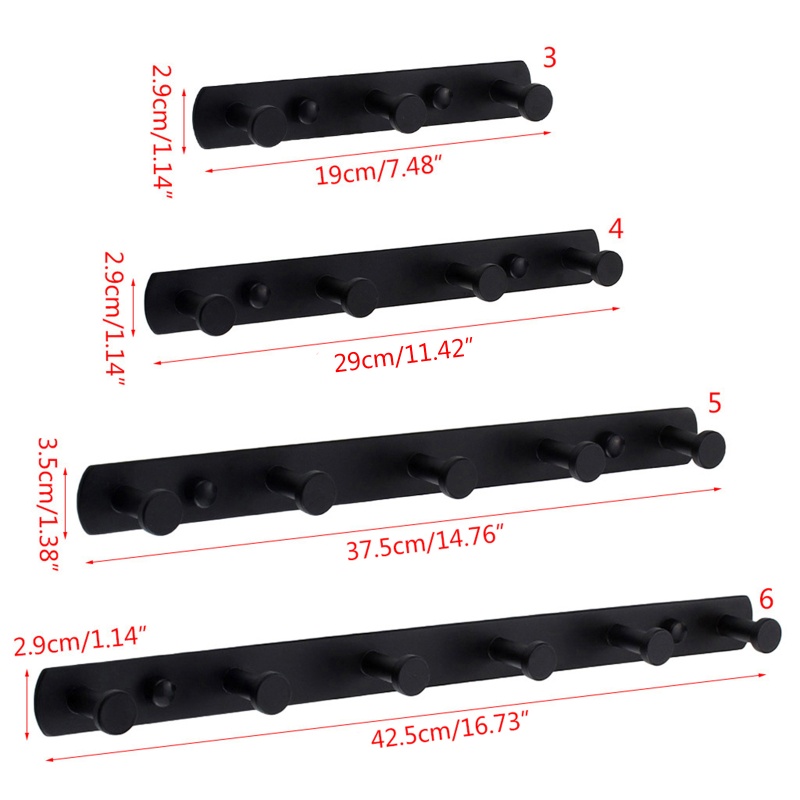 Móc Treo Đồ Bằng Nhôm Nhiều Móc Đa Năng Tiện Dụng