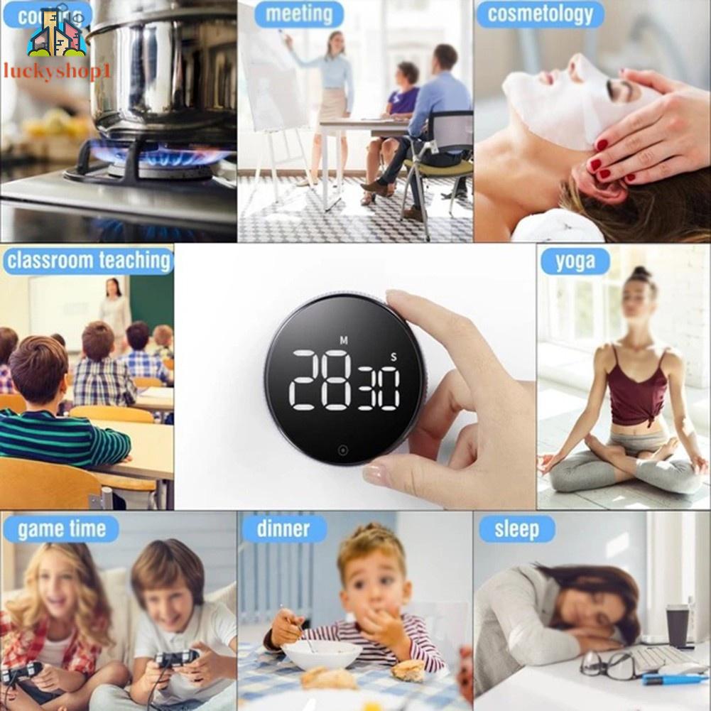 Đồng Hồ Đếm Ngược Kỹ Thuật Số Có Đèn LED Cho Nhà Bếp #An#44635#D526c5