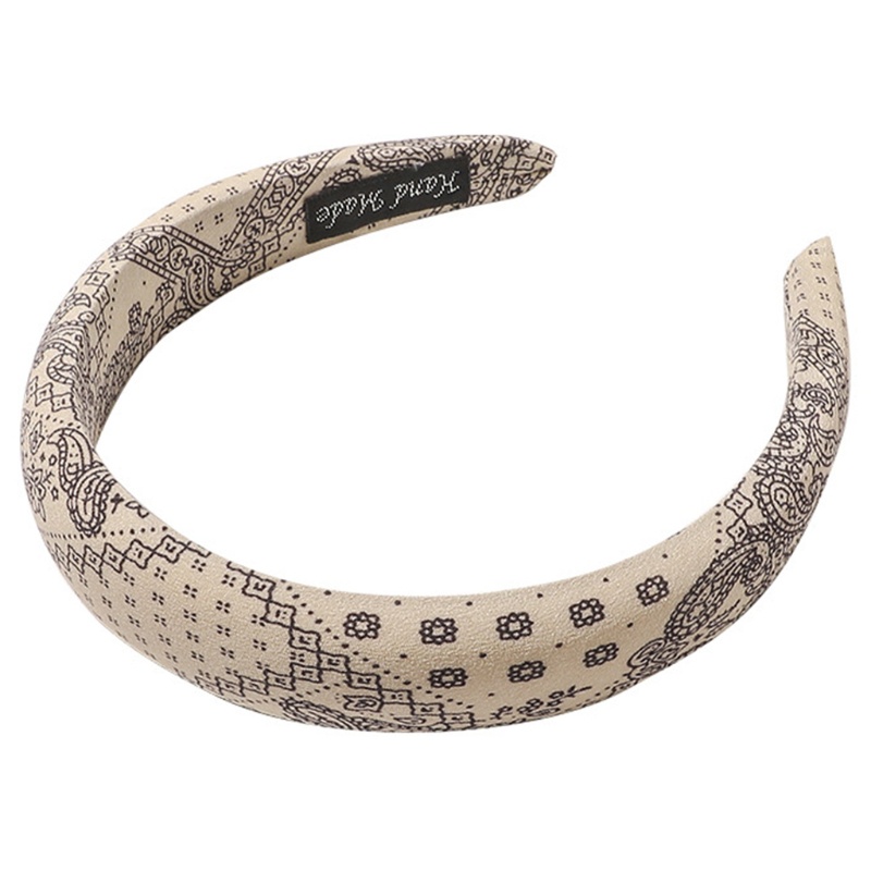 Băng Đô Turban Bản Rộng Co Giãn In Họa Tiết Phong Cách Bohemian Cổ Điển Dùng Làm Đạo Cụ Chụp Ảnh