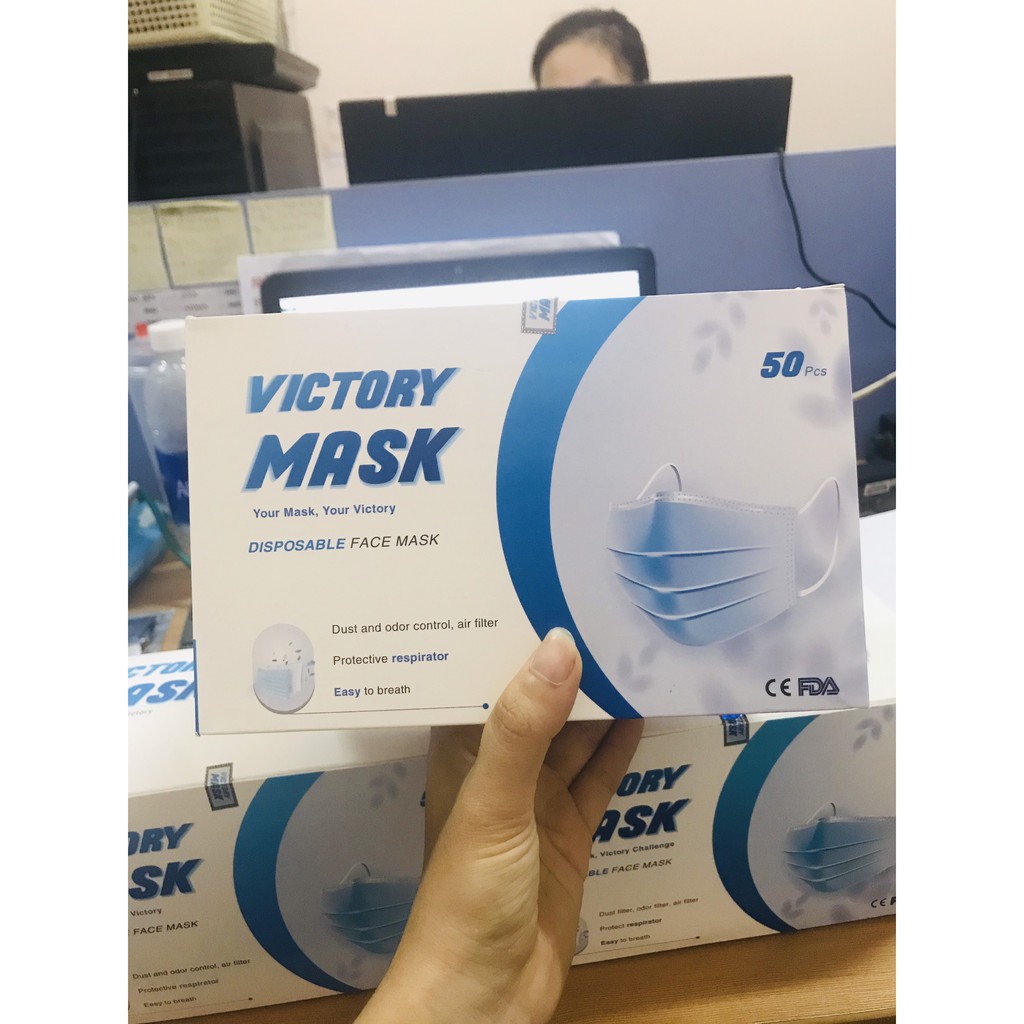 KHẨU TRANG Y TẾ 4 LỚP HỘP 50C VICTORY MASK