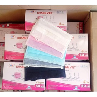 1 CÁI KHẨU TRANG Y TẾ 4 LỚP DÀY DẶN, CHẤT LƯỢNG,ĐẠT CHUẨN BỘ Y TẾ, SHOP GIAO MÀU NGẪU NHIÊN, KHẨU TRANG THƯƠNG HIỆU