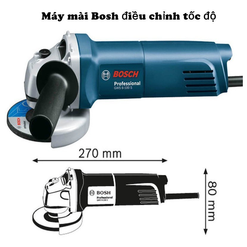 Rẻ Vô Địch - Máy Cắt Cầm Tay Boshun 670W - Máy Mài Góc, Máy Chà Nhám Cầm Tay - Hàng Công Ty - Bảo Hành 12 Tháng