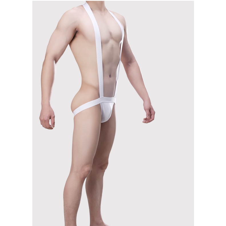 [free ship 50k + che tên đơn hàng] quần lót nam, quần lót dây áo liền quần, đai dây hở mông sexy (hình chụp tại shop)