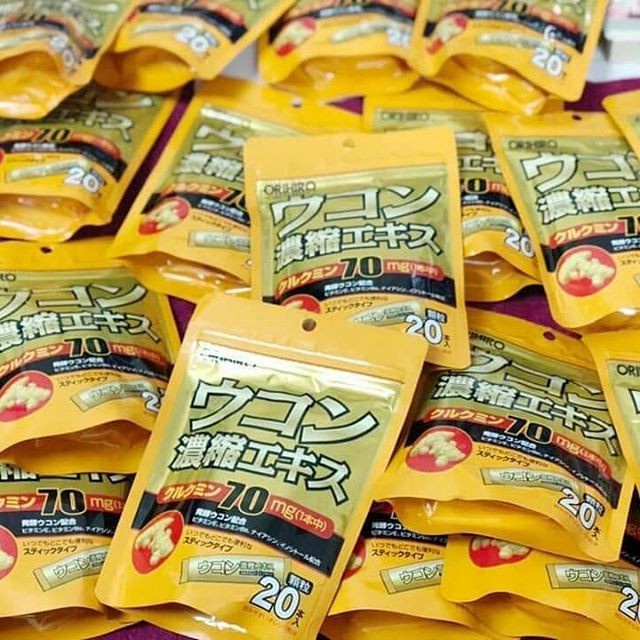 Bột nghệ Ukon Orihio túi 20 gói - Nội địa Nhật Bản