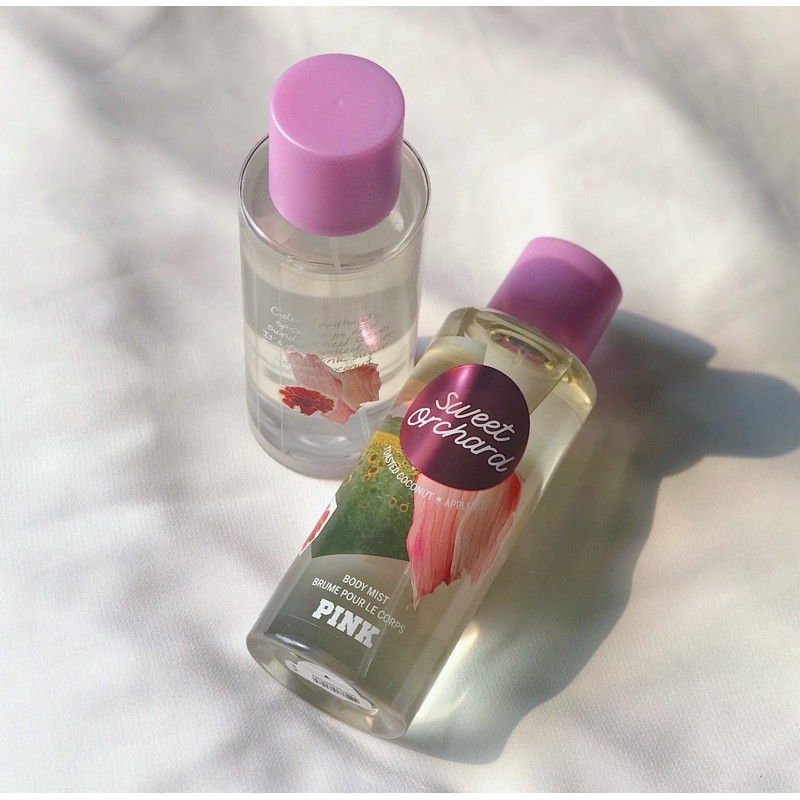 ⭐️ PINK | 🍁 Bst New Fall | Xịt Thơm Toàn Thân Victoria’s Secret PINK Body Fragrance Mist - Sweet Orchard | Golden Honey