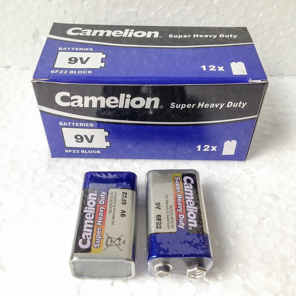 [TOPPIN] Pin Camelion 9V 6F22 - Pin Vuông 9V Xanh - Chính Hãng