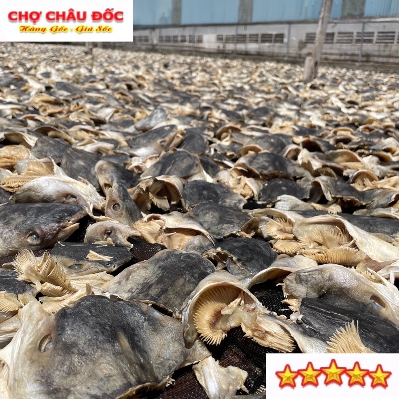 1 Kg Khô Đầu Cá Tra Phồng Châu Đốc Chuyên Dùng Nấu Canh Chua - Sim Lo