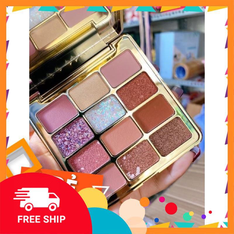 [Hàng mới về] Bảng phấn mắt 12 ô màu NOVO chống nước lâu trôi vỏ ánh vàng cực sang🥭🥭 | BigBuy360 - bigbuy360.vn